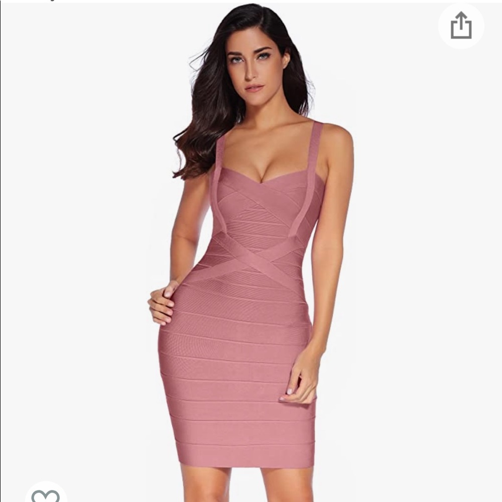 meilun Women's Celebrity Bandage Bodycon Dress Strap Party Pencil Dress. Worn 1x